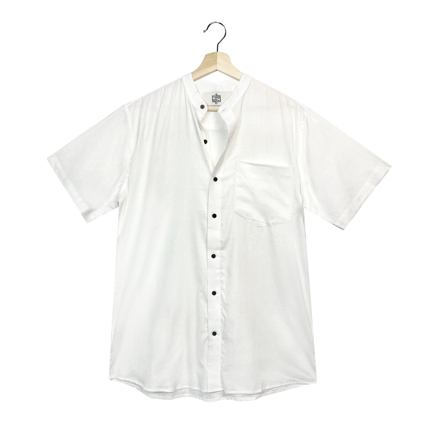 Men's shirt RILA BASICS in Bone white
