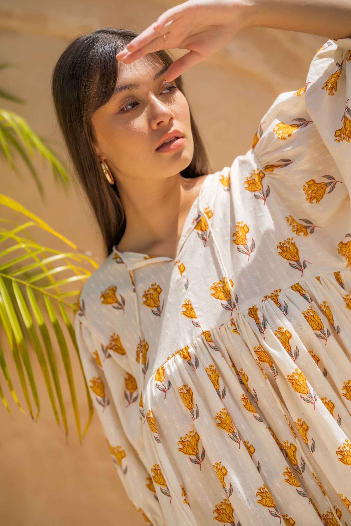 GITA gathered short dress