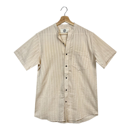 Men's shirt RILA BASICS in texture Beige